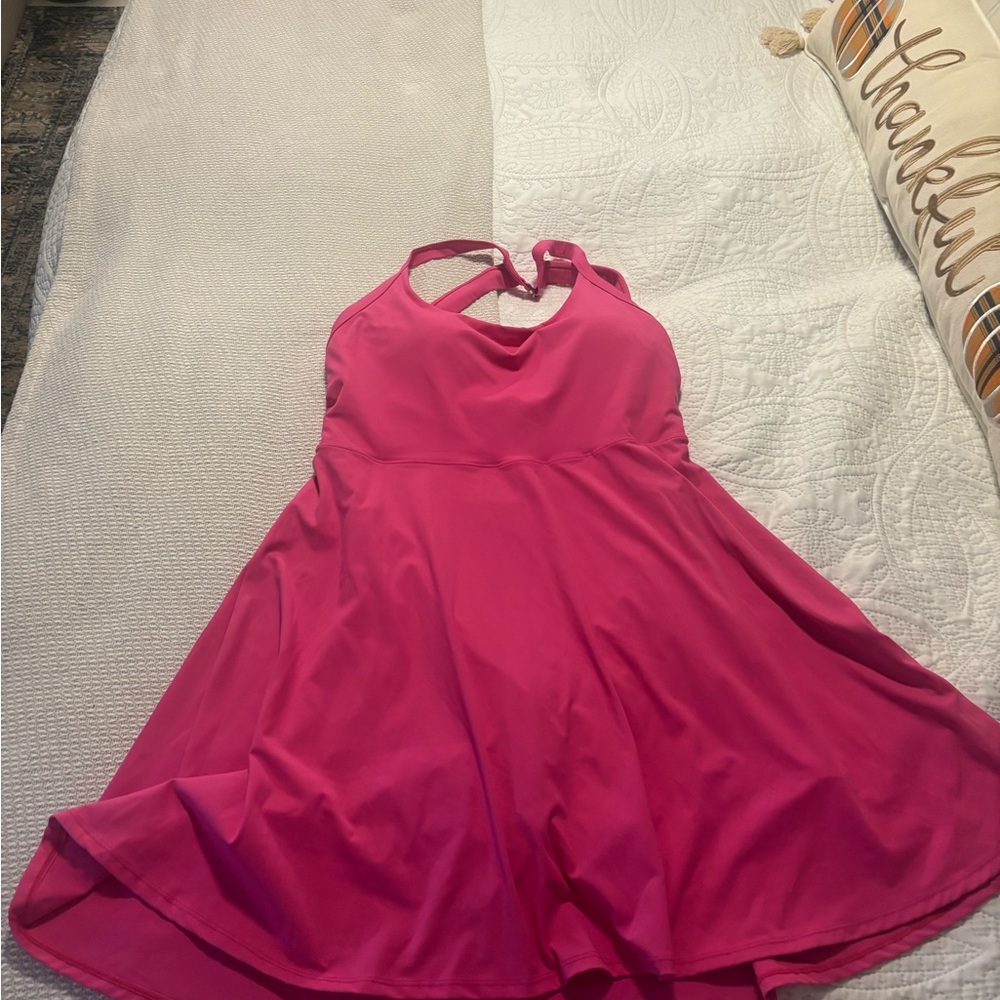 HALARA Vibrant Pink Softlyzero™ Airy athletic dress 👗